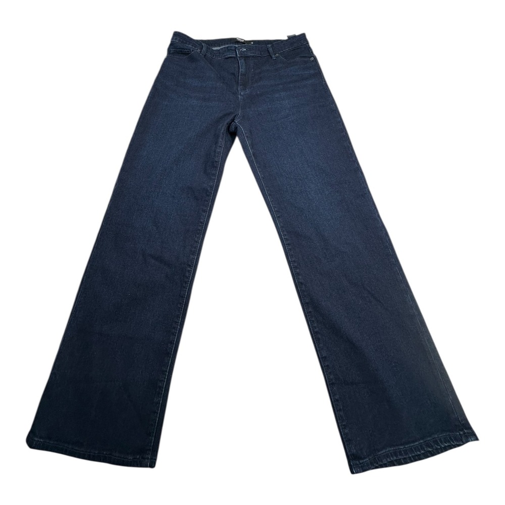 Hudson Los Angeles Womens Dark Wash‎ Wide Leg Jeans Size 16